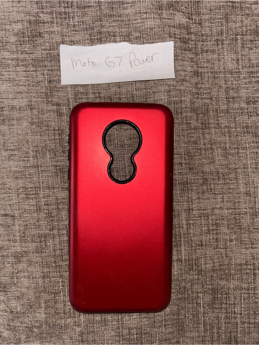 Motorola Red Matte Protective Case for Moto G7 Power